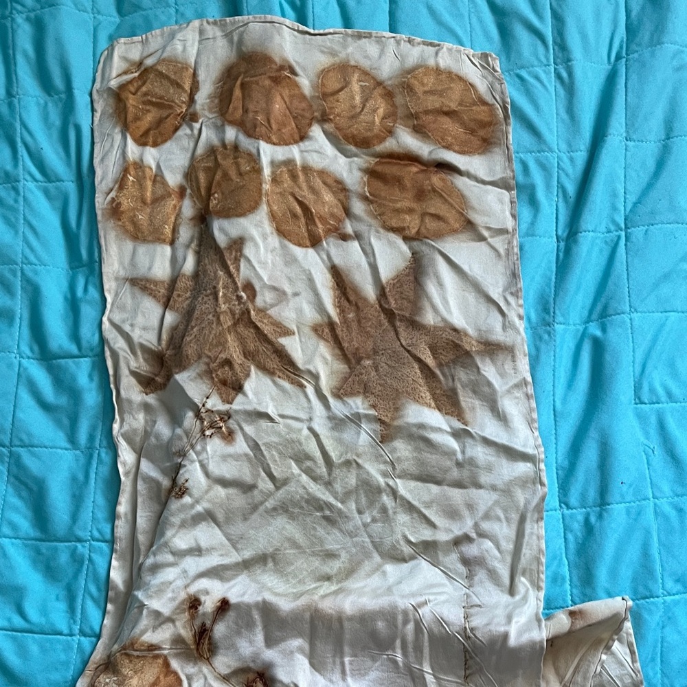 Natural Leaf Print Bedding Sheet